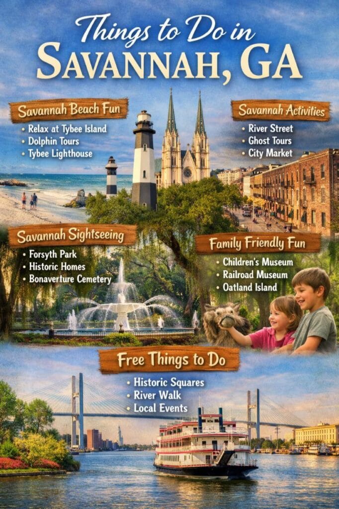 Things to do in savannah ga