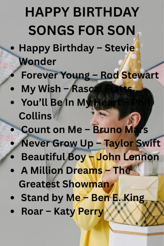 Top happy birthday songs for son