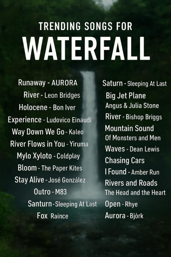 Top songs for waterfall