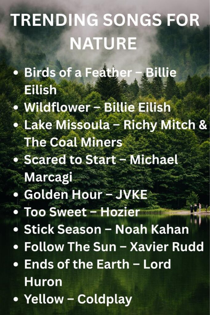 Trending songs for nature