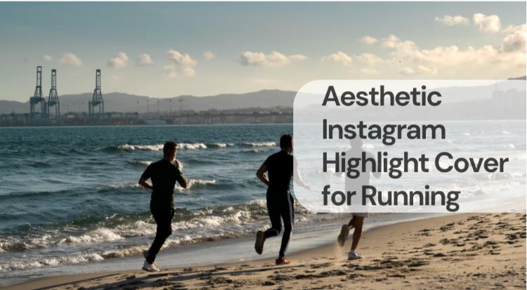 Aesthetic instagram highlight cover for running
