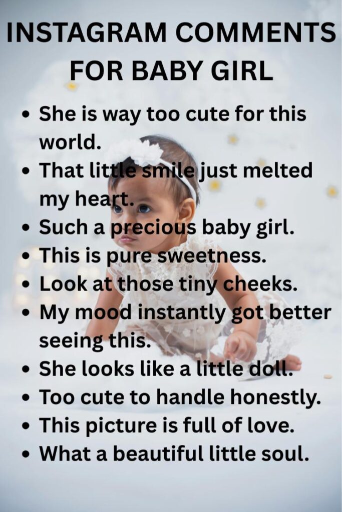 Comments for baby girl