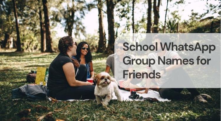 School whatsapp group names for friends School whatsapp group names for friends