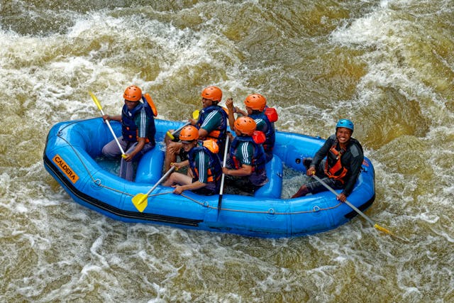Short river rafting captions for instagram