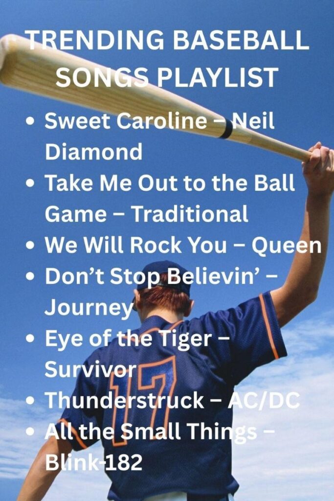 Baseball songs playlist