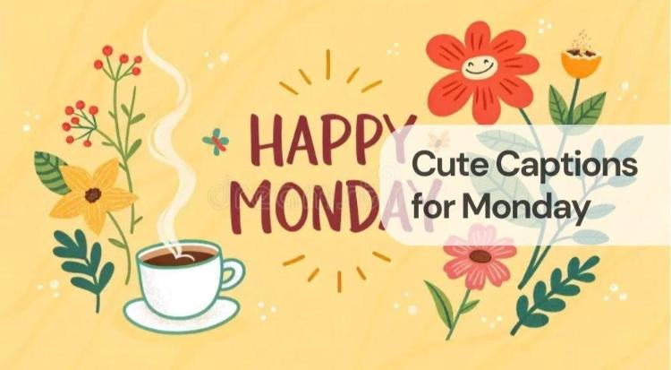 Cute captions for monday