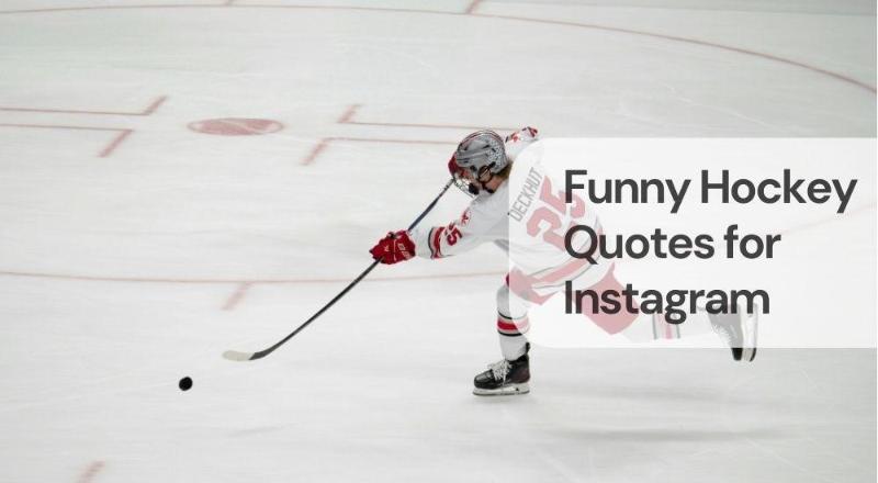 Funny hockey quotes for instagram