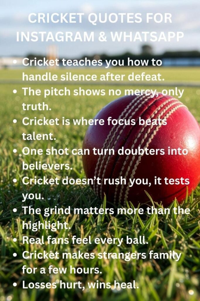Good cricket quotes for whatsapp