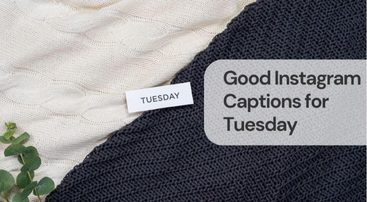 Good instagram captions for tuesday