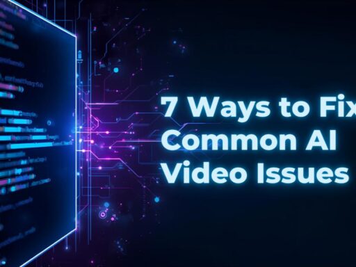 How to fix common ai video issues