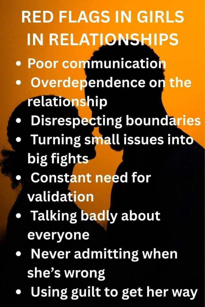 Red flags in girl Red flags in girl