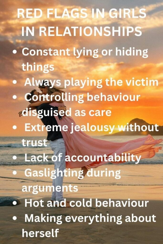 Red flags in a girl in a relationship Red flags in a girl in a relationship