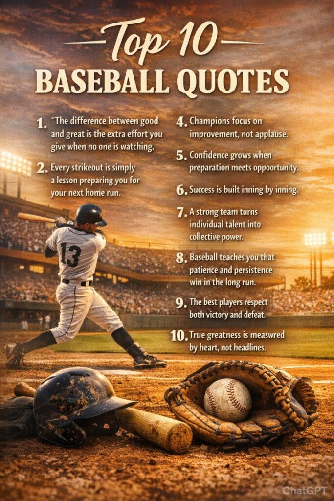 Top baseball quotes 1 Top baseball quotes