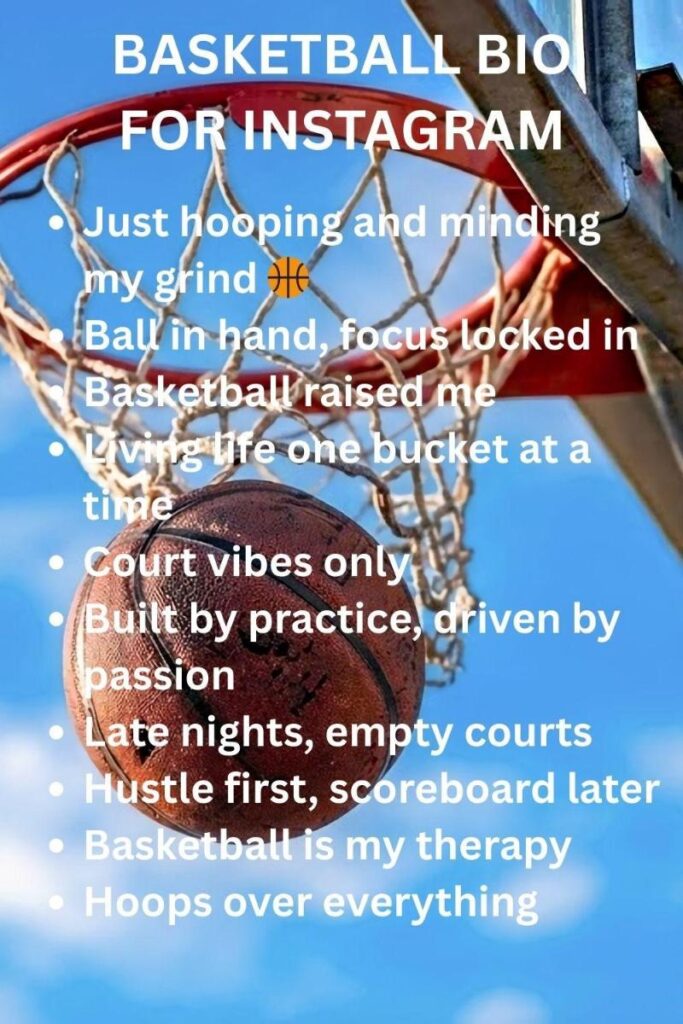 Top basketball bio for instagram Top basketball bio for instagram