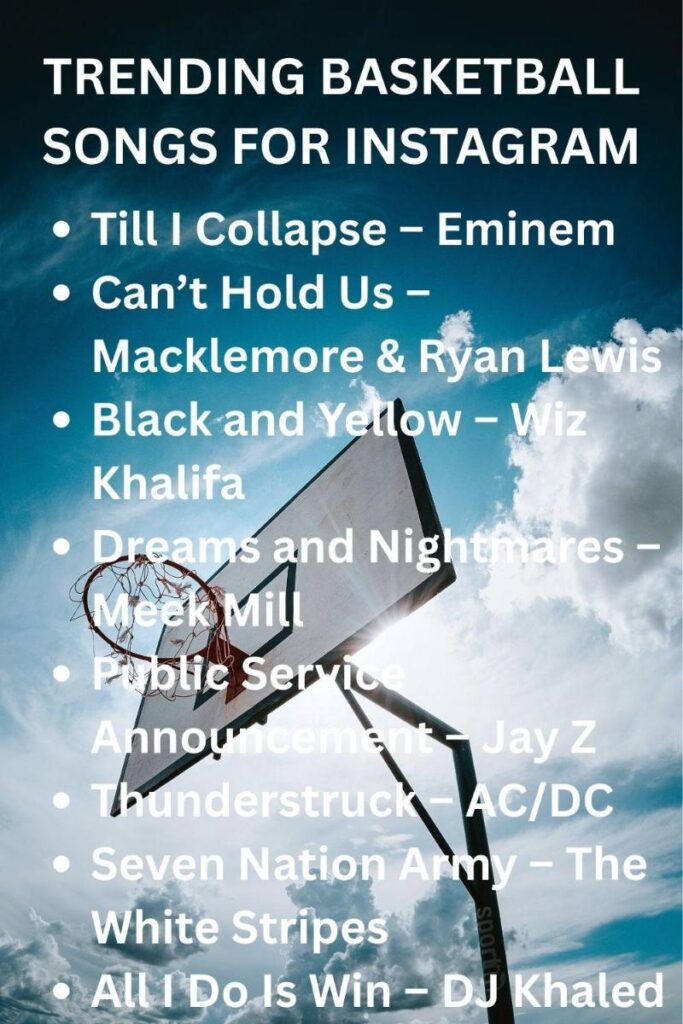 Top basketball songs Top basketball songs
