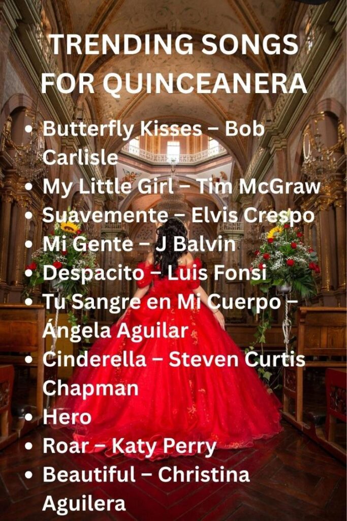 Top quinceanera songs Top quinceanera songs