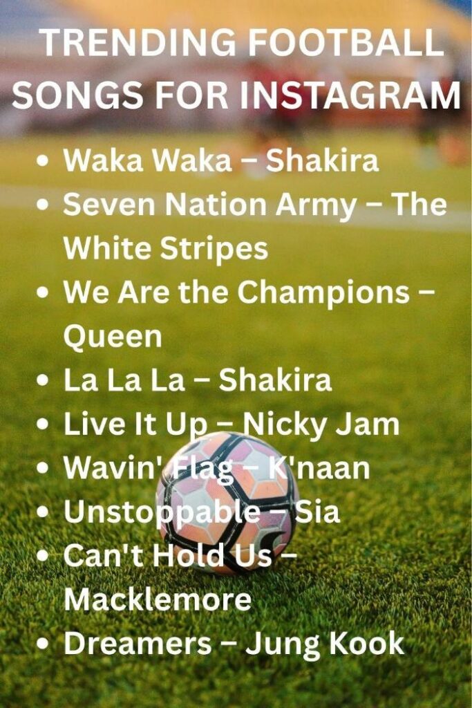 Trending football songs