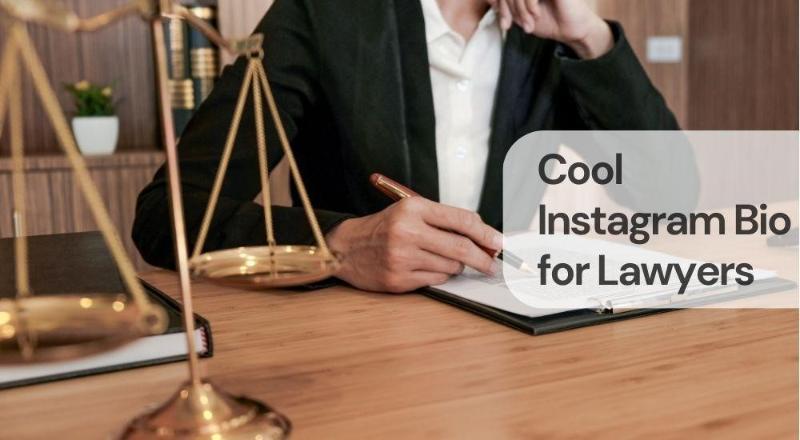 Cool instagram bio for lawyers