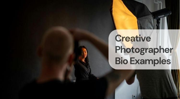 Creative photographer bio examples
