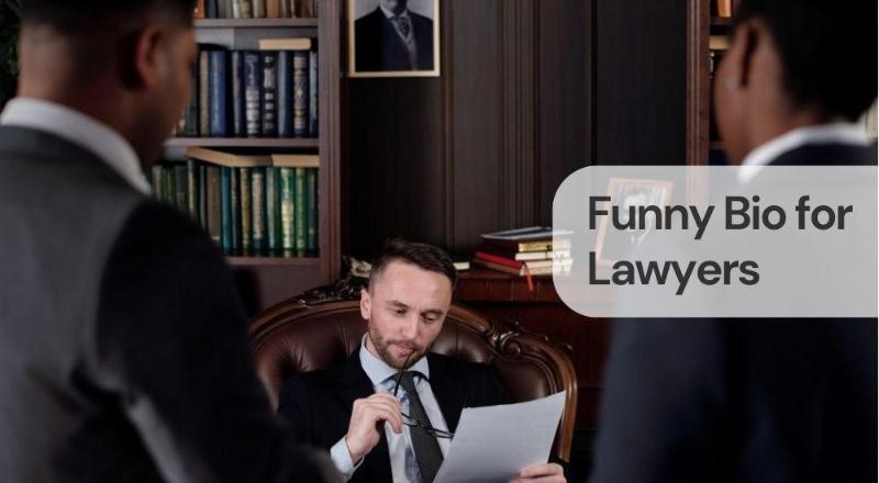 Funny bio for lawyers