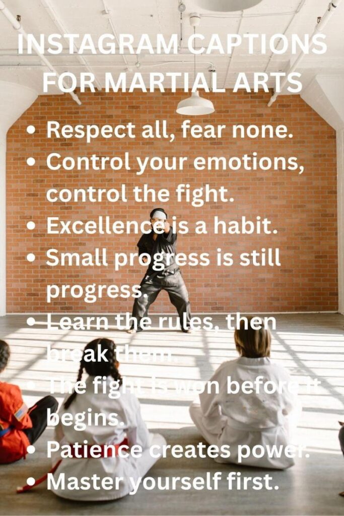 Ig martial arts captions Ig martial arts captions