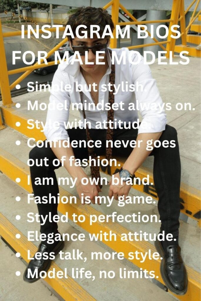 Instagram bio ideas for models