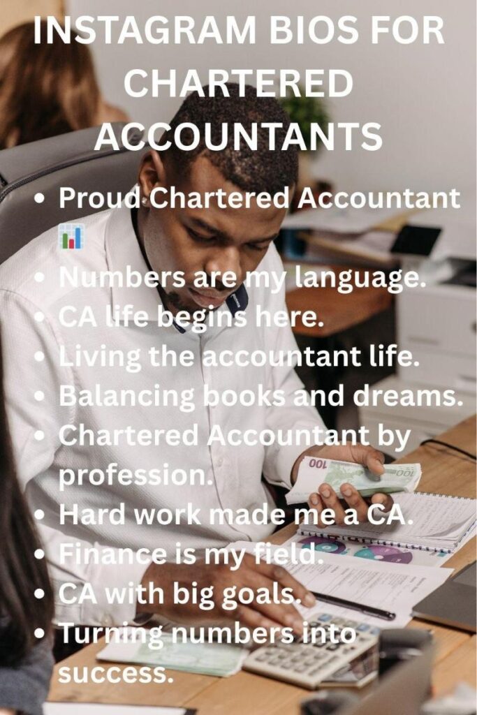 Instagram bio for ca