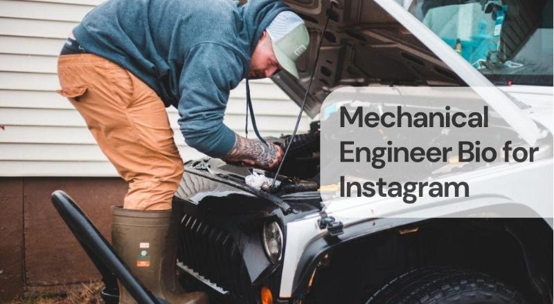 Mechanical engineer bio for instagram