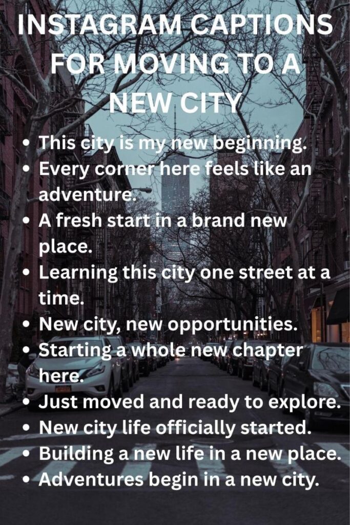 New city captions
