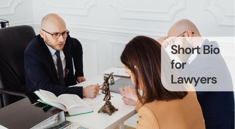 Short bio for lawyers