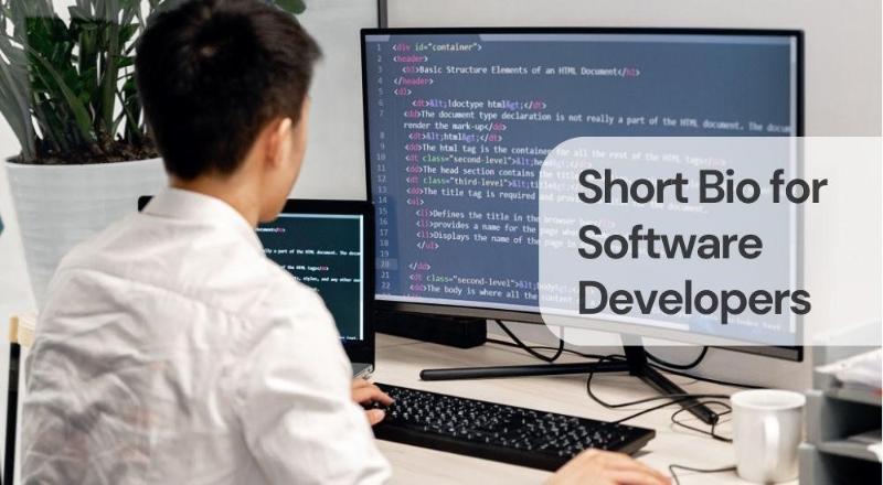 Short bio for software developers