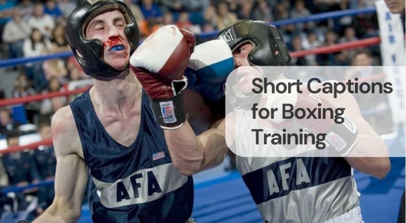Short captions for boxing training