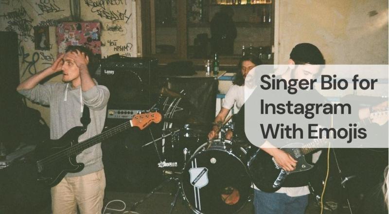 Singer bio for instagram with emojis Singer bio for instagram with emojis