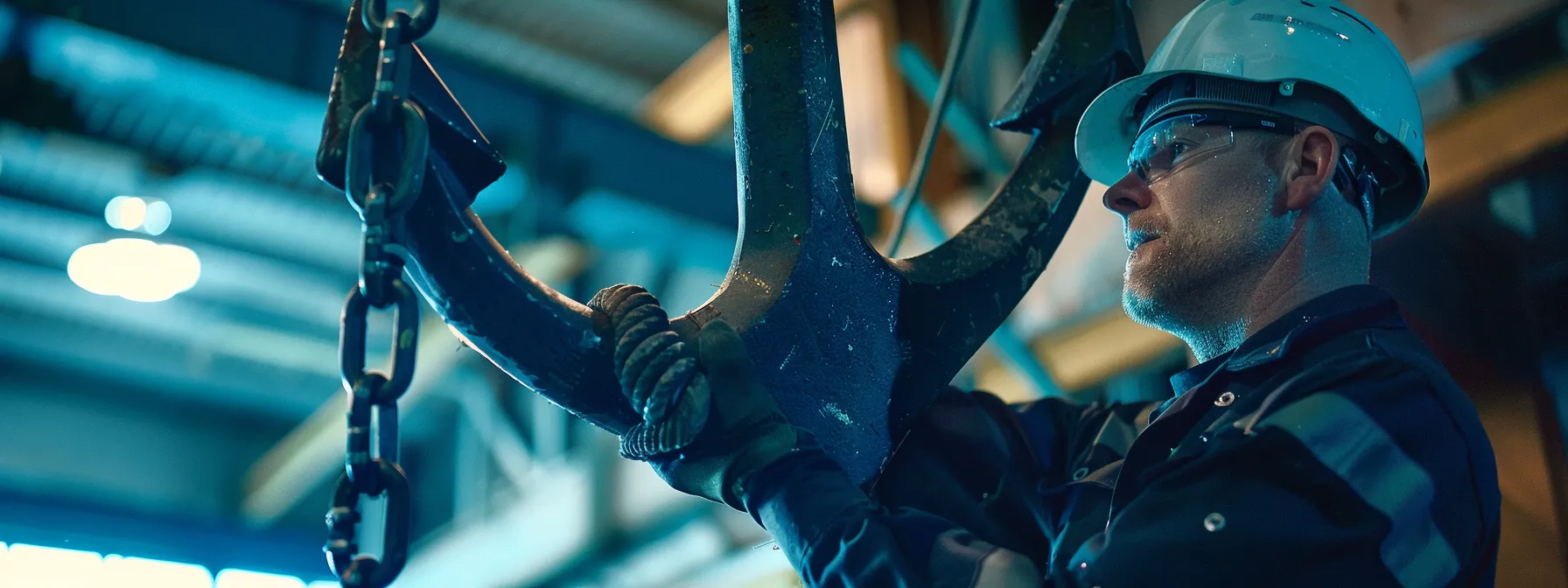 96d8adf5 9e30 4b88 9df5 bcdd18a1331f A professional technician inspecting an anchor symbolizing secure and local ac repair service in el paso.