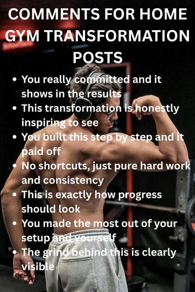 Gym transformation comments