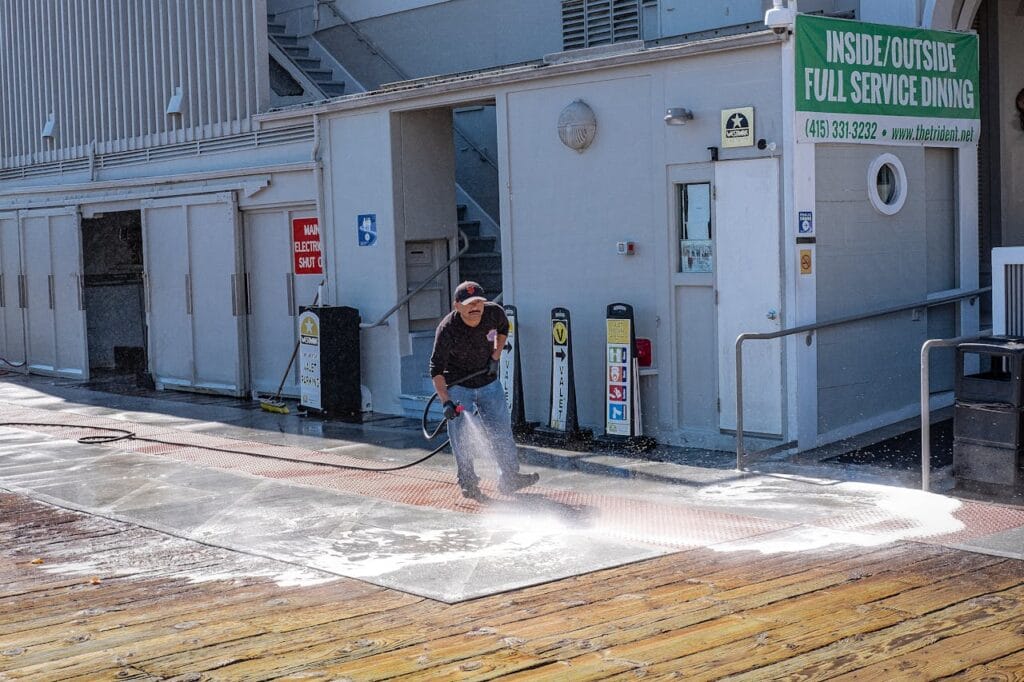 Hot water pressure washers