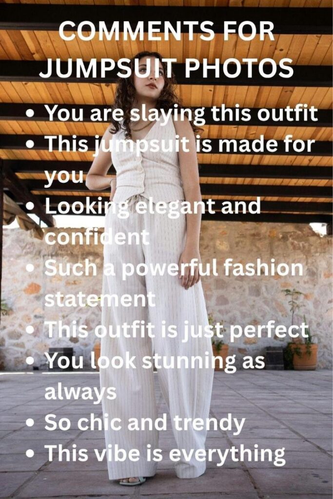 Ig comments for jumpsuit Ig comments for jumpsuit