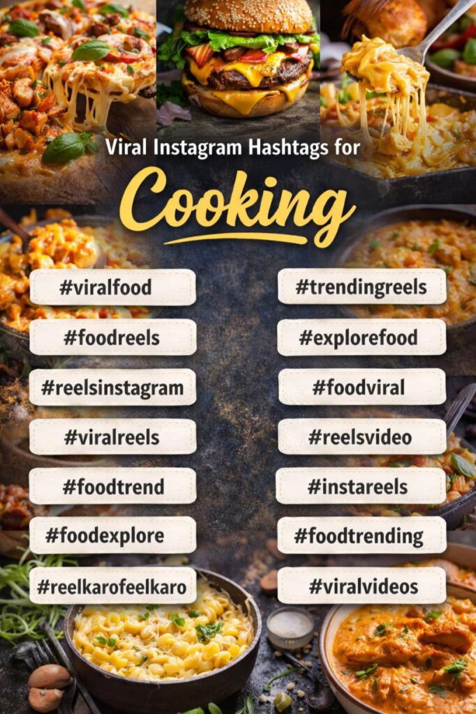 Ig hashtags for cooking reels