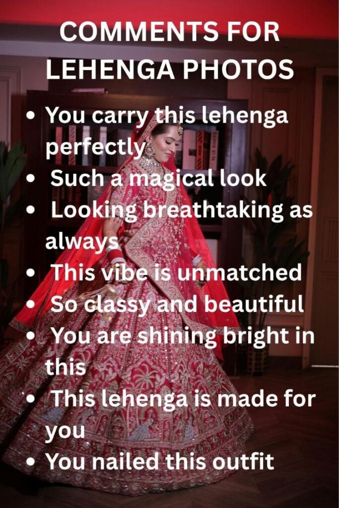 Lehenga comments Lehenga comments