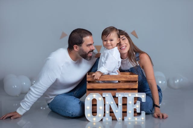 Proud parents captions for baby girl's first birthday