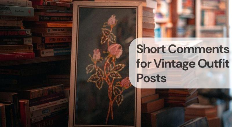 Short comments for vintage outfit posts