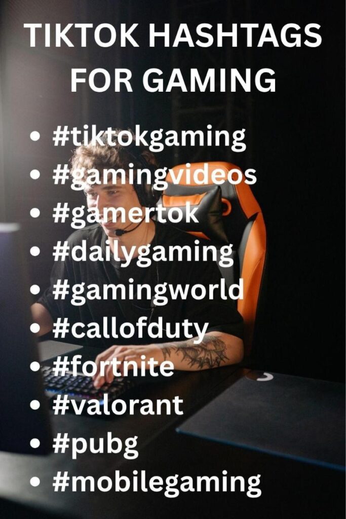 Tiktok gaming hashtags