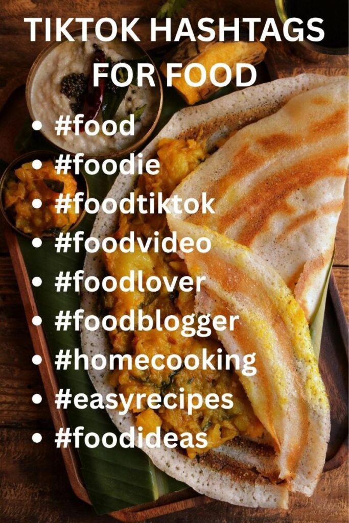 Tiktok hashtags for food