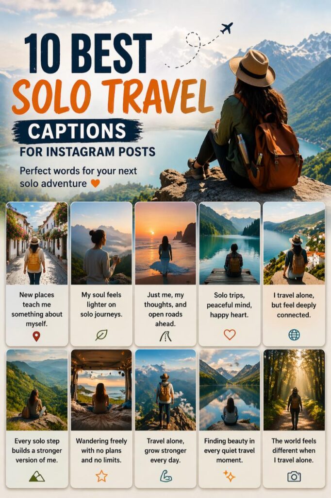 Top captions for solo travel Top captions for solo travel