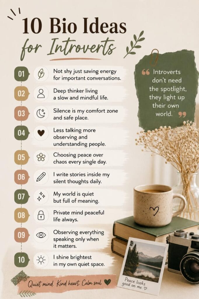 10 bio ideas for introverts 10 bio ideas for introverts