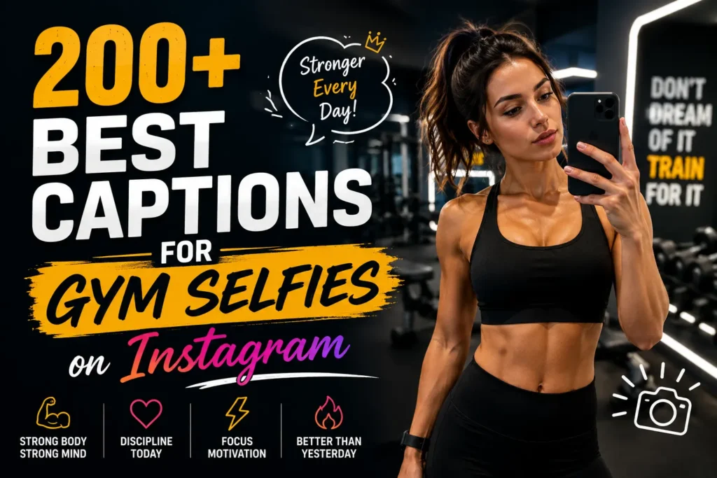 200 best captions for gym selfies 200+ best captions for gym selfies