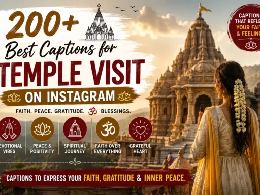 200+ best captions for temple visit on instagram