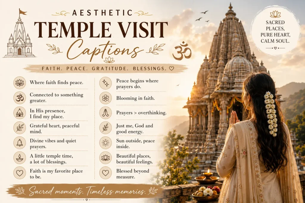 Aesthetic temple captions Aesthetic temple captions