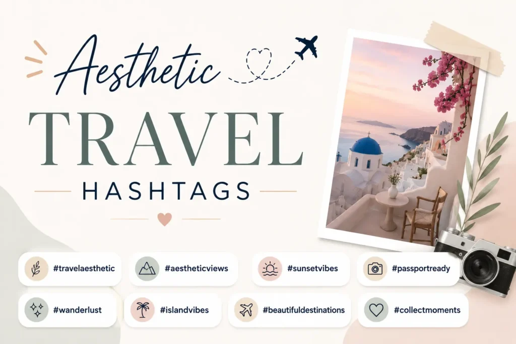 Asthetic travel hashtags Asthetic travel hashtags