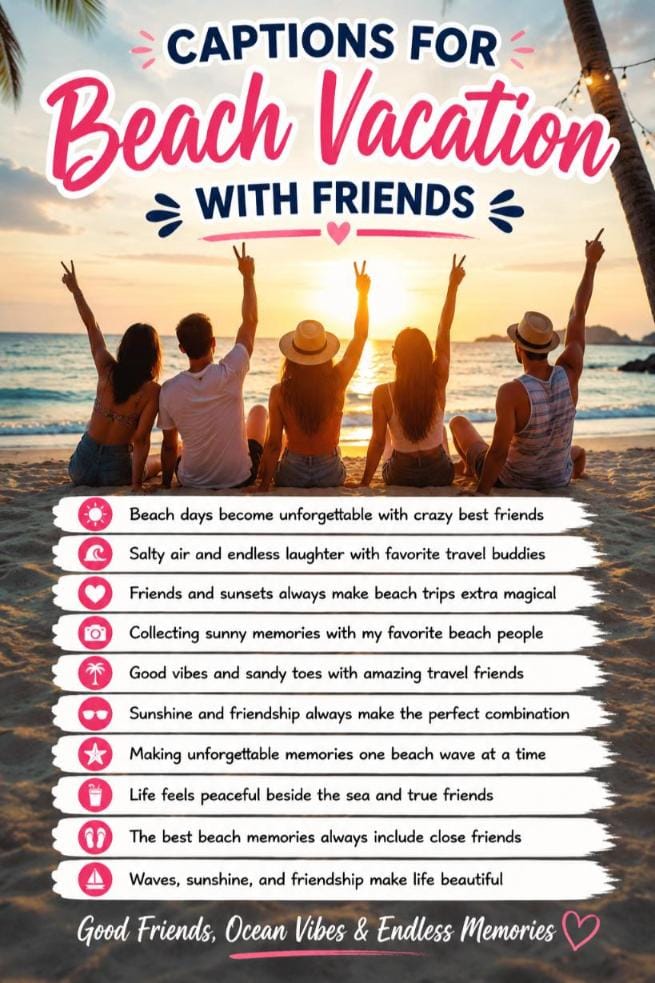Beach vacation captions Beach vacation captions